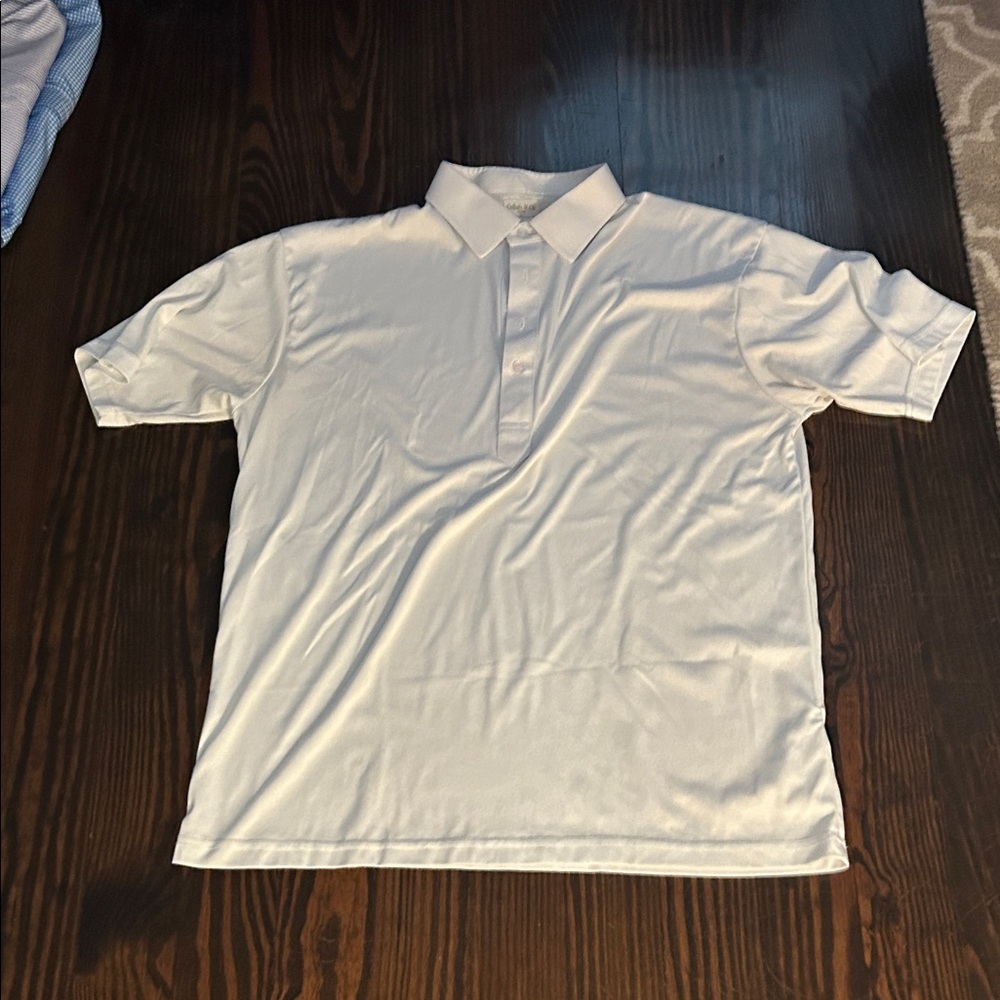 Elegant White Polo Shirt for Men